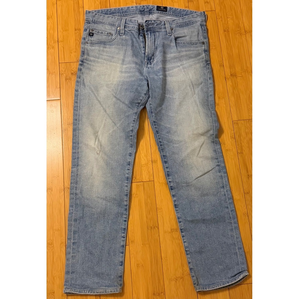AG Adriano Goldschmied Tellis Modern Slim Jeans Light Wash 33x32 1783LEDFGSF